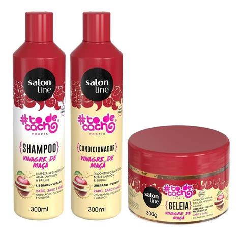 todecacho Shampoo condicionador geleia Vinagre Maça Vegano MercadoLivre