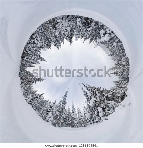 360 Wide Panoramic Tunnel View Winter Stock Photo 1286844841 | Shutterstock