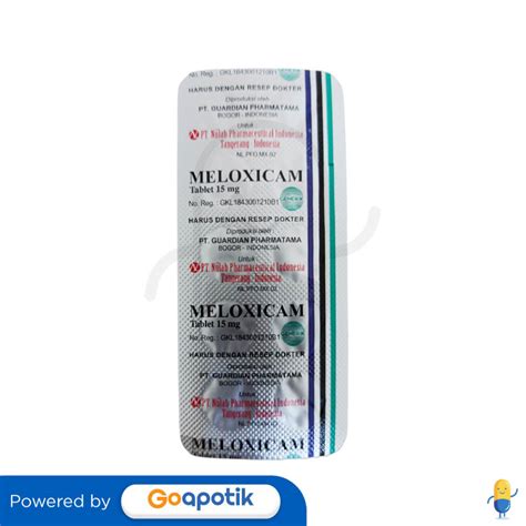 Ulasan Produk Meloxicam Nulab Mg Strip Tablet