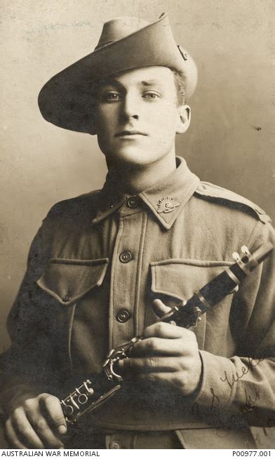 Studio Portrait Of 1069 Private Charles Samuel Tucker 22nd Battalion