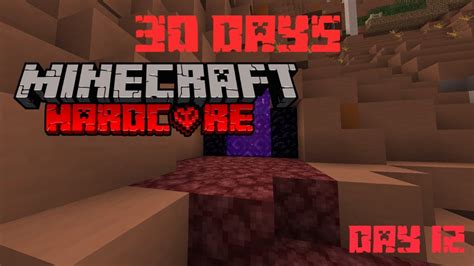 Day 12 30 Days Hardcore Minecraft Challenge YouTube