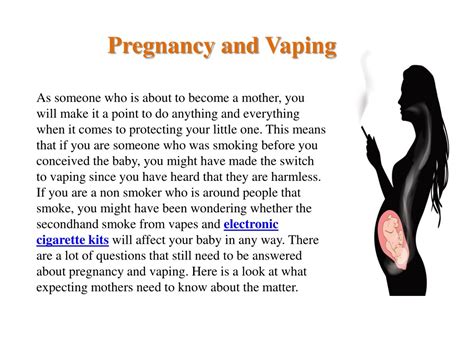 Ppt Pregnancy And Vaping Powerpoint Presentation Free Download Id