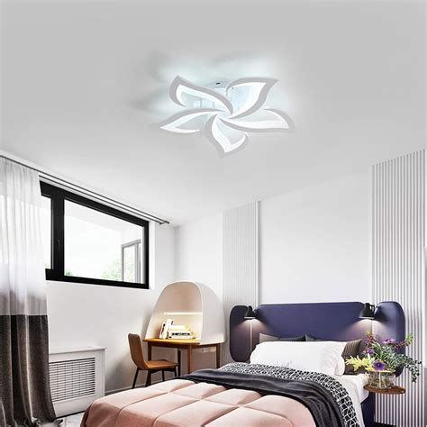 Goeco Plafonnier Led Lampe De Plafond Moderne W Lm Luminaire