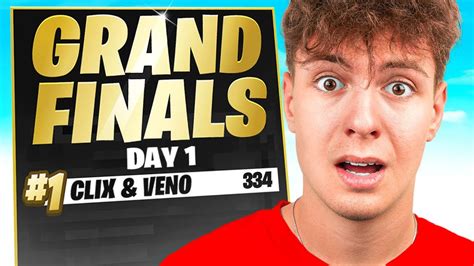 Clix And Veno 1st Place Fncs Grand Finals 🏆 Day 1 Youtube