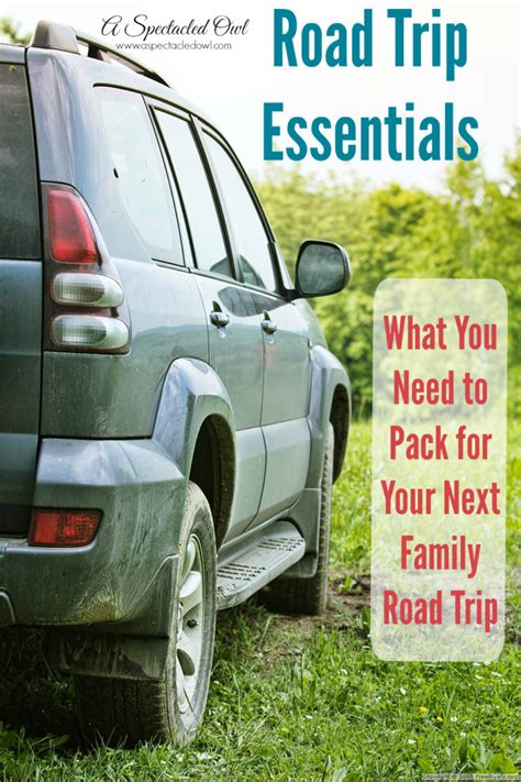 Road Trip Essentials - What You Need to Pack for Your Next Family Road ...