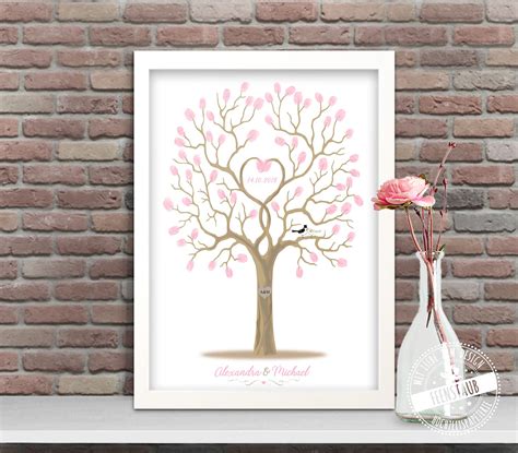 Fingerabdruck Baum Weddingtree F R Deine Hochzeit