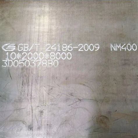 Nm400 Nm450 Nm500 Wear Resistance Steel Plate Abrasion Resistant Steel