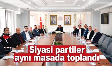 Karaman Da Siyasi Parti Il Ba Kanlar Ayn Masada Topland Karaman