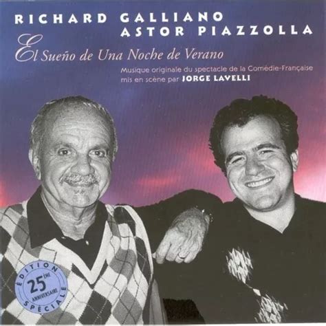 Cd Richard Galliano Astor Piazzolla El Sue O Nuevo Cg Mercadolibre