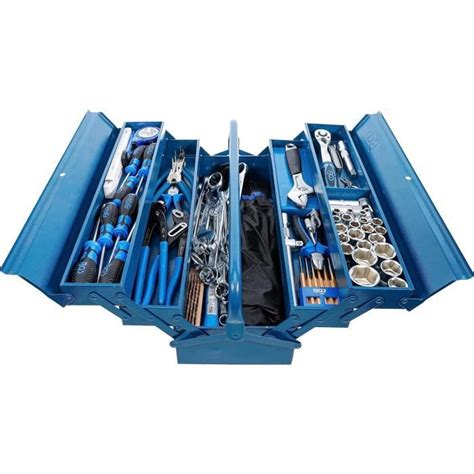 Caisse Outils M Tallique Avec Assortiment Doutils