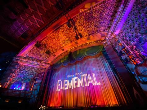 Video Photos Pixars Elemental Opens At El Capitan Theatre With