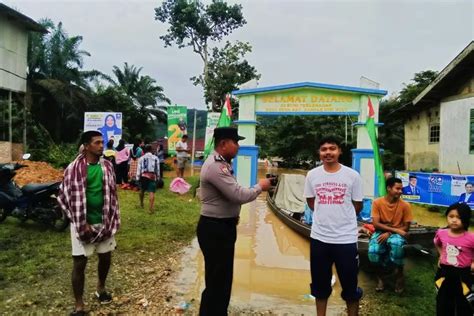 Meluapnya Sungai Subayang Di Kecamatan Kampar Kiri Hulu Akibat Banjir