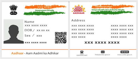 Uidai Adhar Card Adhar Card Benefits Documents Required Pvc Aadhar