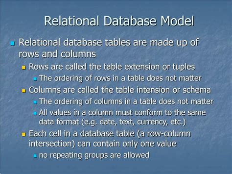 Ppt Relational Database Design Converting Conceptual Models To