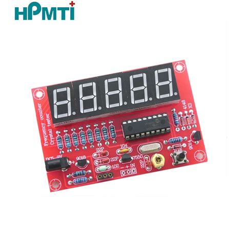 DIY cyfrowy miernik częstotliwości LED 1Hz 50MHz zestaw testowy