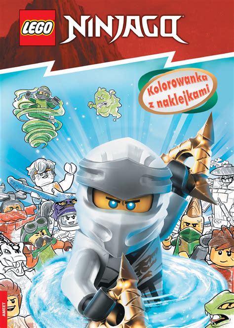 LEGO NINJAGO Kolorowanka z Naklejkami Opracowanie zbiorowe Książka