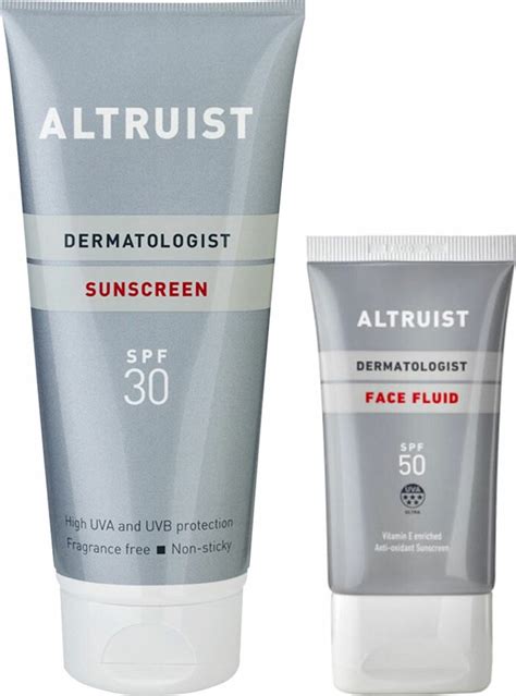 Altruist Lichaam Spf En Gezicht Spf Zonnebescherming Pakket Bol