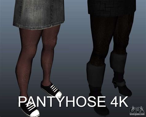 Brunette Kiki Jenkins In Pantyhose 4K For GTA 4