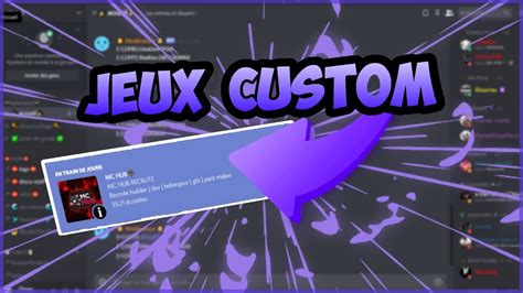 TUTO JEU PERSONALISE SUR DISCORD YouTube