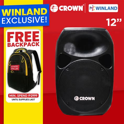 Crown By Winland Instrumental Speaker System V Dc Wireless Mic