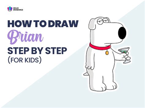 How To Draw Brian Griffin In (11) Easy Steps For Kids