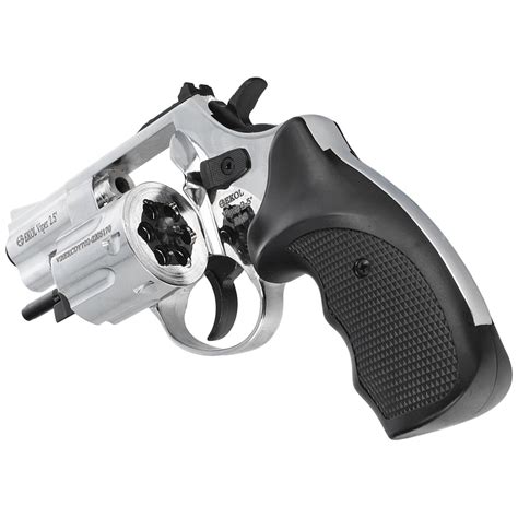 Bas Voltran Ekol Viper 2 5 Shiny Cal Alarm Revolver 22 Long Blanc