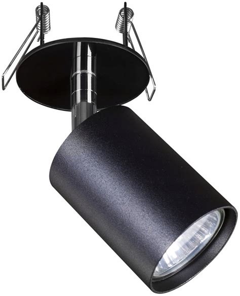 NOWODVORSKI LAMPA SUFIT PODTYNKOWA REFLEKTOR WPUSTOWY CZARNY 9400 EYE