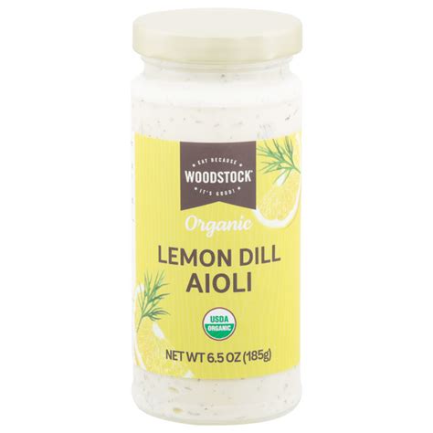 Save On Woodstock Organic Lemon Dill Aioli Order Online Delivery Giant