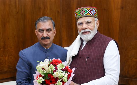 Cm Of Himachal Pradesh Calls On Pm Prime Minister Of India