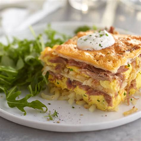 Turkey Hashbrown Brunch Lasagna JENNIE O Recipes