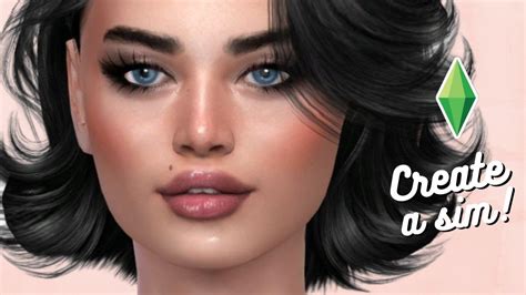 Create A Sim 🪁 The Sims 4 Cas 🌹 Making A Realistic Sims In The Sims 4 🍍 Youtube