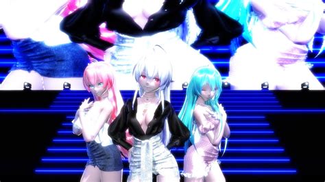 MMD Haku Luka Miku Gee YouTube