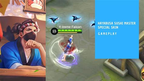 Hayabusa Sushi Master Special Skin Gameplay Mobile Legends Youtube