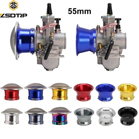 ZSDTRP Universal 55mm Motorcycle Carburetor Air Filter Cup Horn Cup