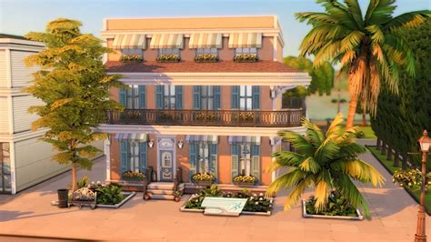 Willow Creek Gym And Spa 🌴 Sims 4 Speedbuild No Cc Youtube