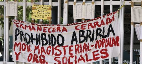 Chiapas Escuelas Cerradas Y Carreteras Bloqueadas Por La CNTE Fotos