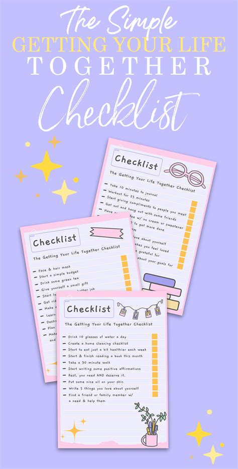 how to get your life together