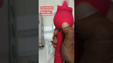 Navi Mumbai Toys Buy Now Rose Tounge Vibrator With Dildo For Female