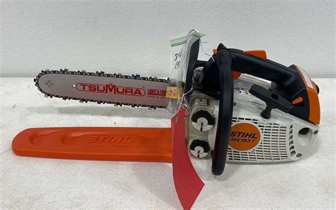 Stihl Ms193t Chainsaw Schneider Auctioneers Llc