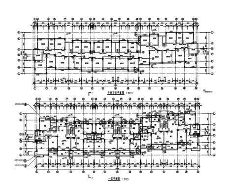 六层带阁楼框架结构住宅楼建筑结构施工图 混凝土结构施工图 筑龙结构设计论坛