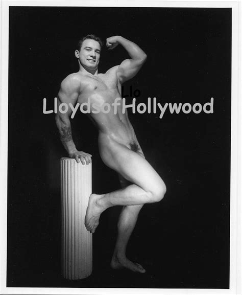 Male Nude Vintage Beefcake Bodybuilder Rare Unseen Oettinger Photograph S
