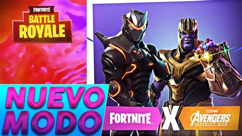 Vengadores En Fortnite Nuevo Modo Guantelete Infinito Avengers