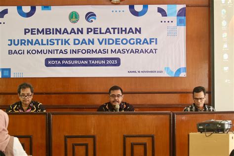 Dinas Kominfo Kota Pasuruan Adakan Pelatihan Jurnalistik Untuk Kim