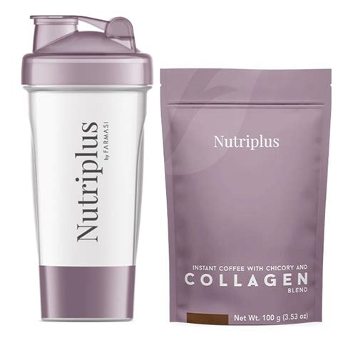 Farmasi Nutriplus Duo Shaker Coffee Blend With Chicory And Collagen