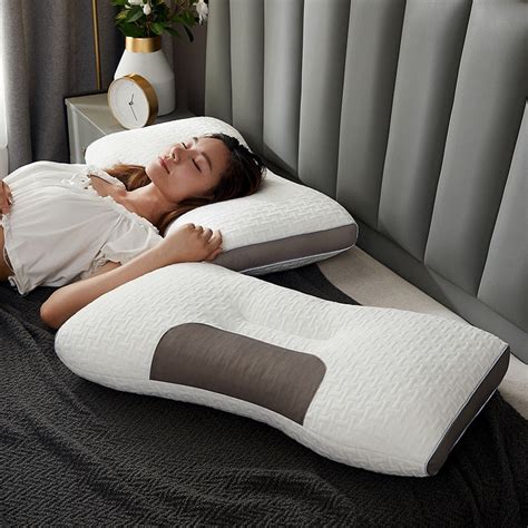 Hybrid Pillow For Side Sleepers - Neck Pain Support Cervical Pillow ...