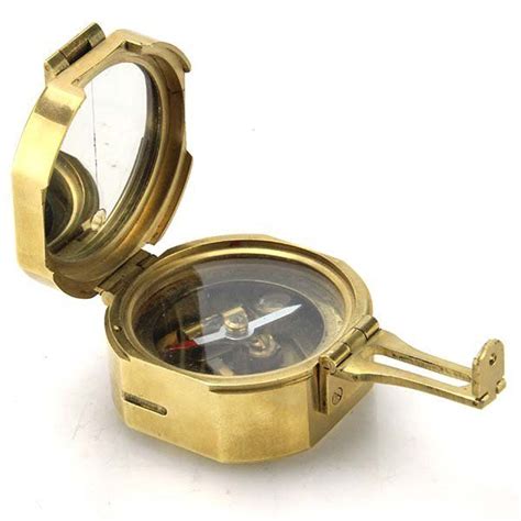 Sold At Auction Stanley London Brass Natural Sine Compass Brass Compass Nautical Compass