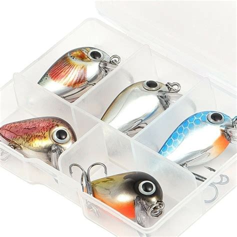 Topwater Fishing Lures Wobbler Mini Artificial Bait Crankbait Pcs Lot G