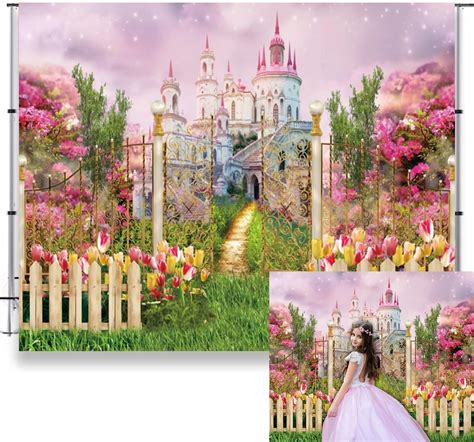 Ltlyh 7x5ft Spring Backdrop Girls Birthday Backdrop