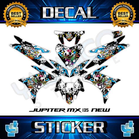 Jual Decal Jupiter MX 135 New Full Body Stiker Motor Jupiter Mx New