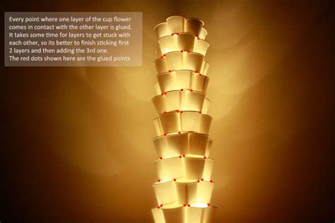 Awesome Diy And Craft 12 Recycle Paper Cups Tower Lamps Tutorials